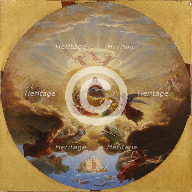 The transfer of the Holy House from Nazareth by angels.