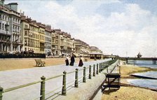 St Leonards, West Marina, from the pier, c1900s-c1920s. Artist: Unknown