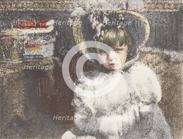 Portrait of a child. From the portfolio: Robert Demachy,c1890-1914. Creator: Robert Demachy.