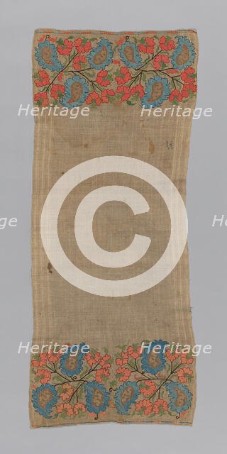 Towel, Turkey, 1700/1725. Creator: Unknown.