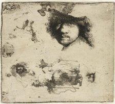 Sheet of studies, 1632. Creator: Rembrandt Harmensz van Rijn.