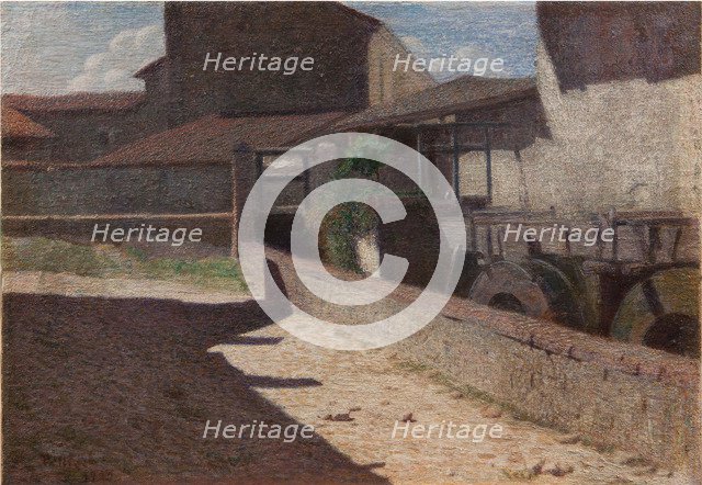 Old mill in Volpedo, 1903.