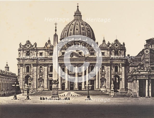 S. Pietro in Vaticano, 1848-52. Creator: Eugène Constant.