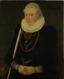 Portrait of Margaretha Völker, née Holzhausen, 1588. Creator: Unknown