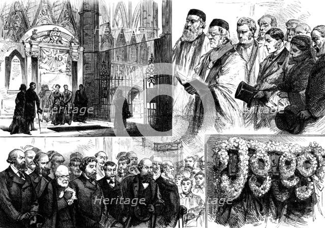 Funeral of the late Mr. W. Spottiswoode, F.R.S., in Westminster Abbey, 1883. Creator: Unknown.