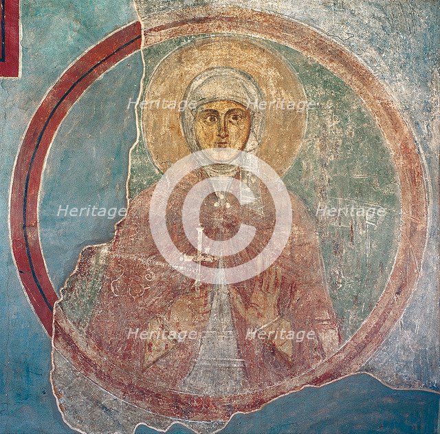 Saint Sophia. Artist: Ancient Russian frescos  