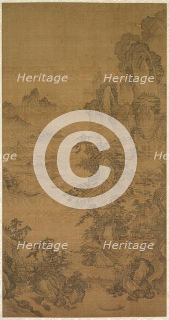 Dwelling by a Mountain Stream, 1500s. Creator: Unknown.