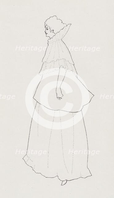 Madame Réjane, 1894. Creator: Aubrey Beardsley.