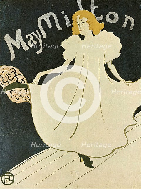 May Milton, 1895.  Artist: Henri de Toulouse-Lautrec