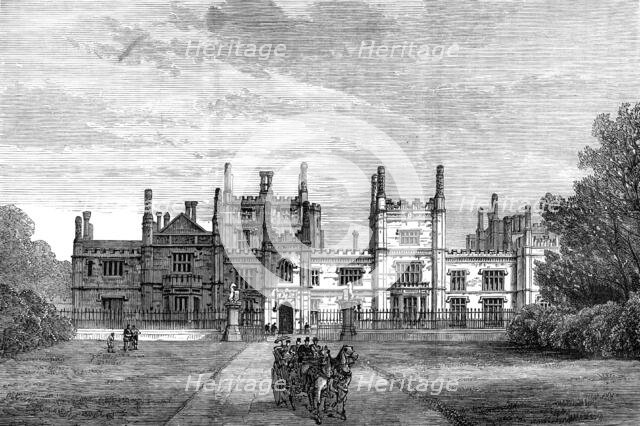 Tregothnan Castle, North Front, 1880. Creator: Unknown.