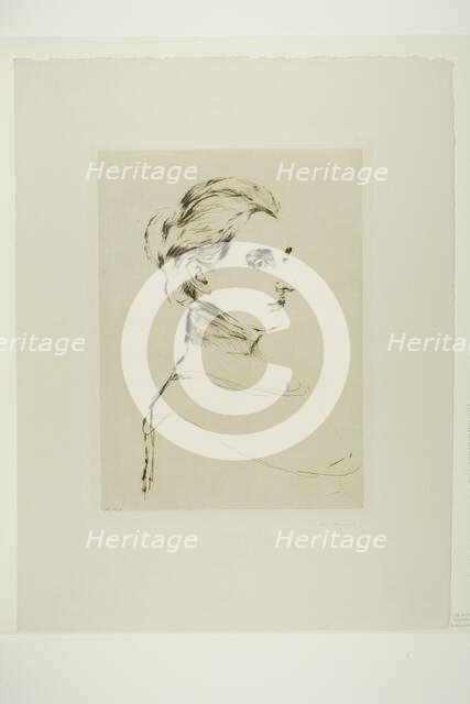 Mrs. Marie Linde, 1902. Creator: Edvard Munch.