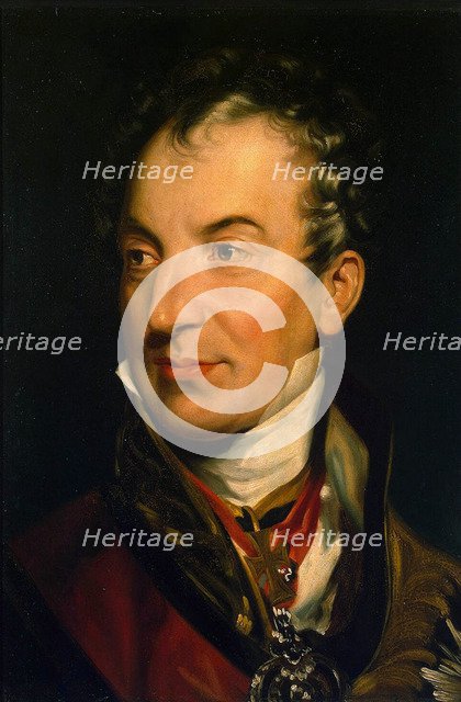 Portrait of Klemens Wenzel, Prince von Metternich', (1773-1859), 1814-1819. Creator: Lawrence, Sir Thomas (1769-1830).