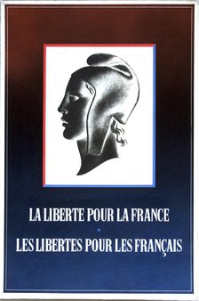 'Freedom for France - freedom for the French', World War II poster, 1940. Creator: Unknown.