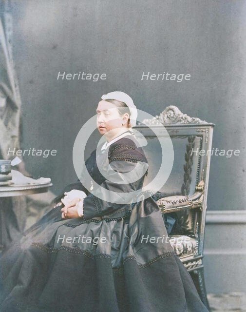 Her Majesty, Queen Victoria, December 1866. Creator: Andre-Adolphe-Eugene Disderi.