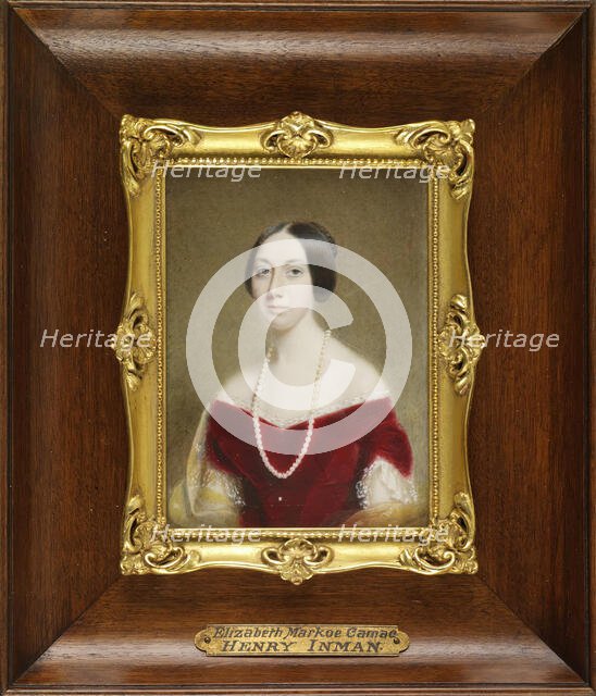 Elizabeth Baynton Markoe Camac, c1840. Creator: Henry Inman.