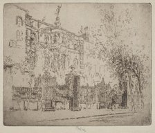 Rossetti's House, 1906. Creator: Joseph Pennell.