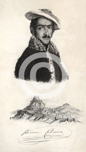 Ramon Cabrera and Grinyó, Count of Morella (Tortosa, 1806-Wentworth, 1877), Carlist general, engr…