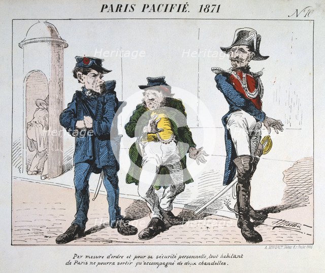 'Paris Pacifie', 1871.  Artist: Anon