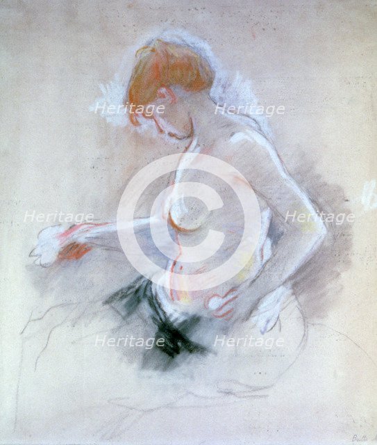 'Nude', c1861-1895. Artist: Berthe Morisot