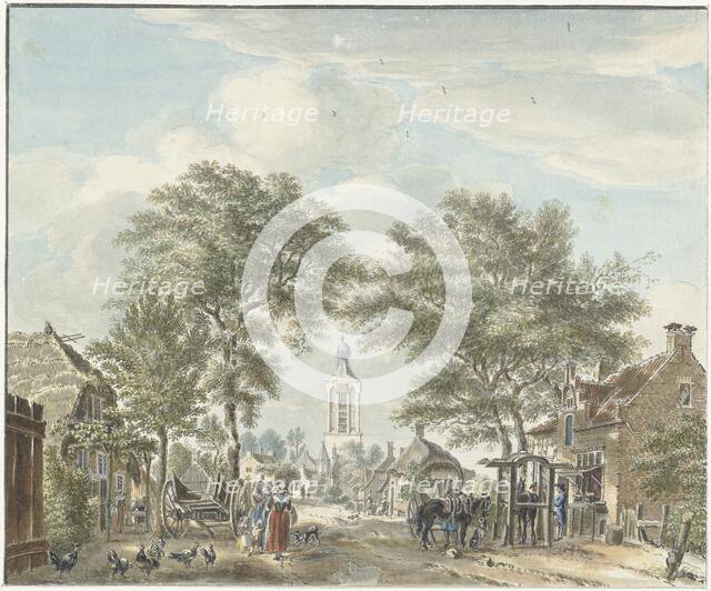 View of Scherpenzeel, 1713-1780. Creator: Jan de Beyer.