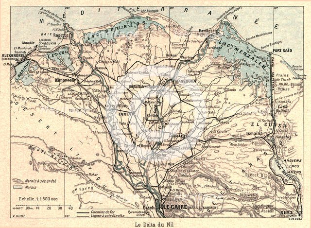 ''Le Delta du Nil; Le Nord-Est Africain', 1914. Creator: Unknown.