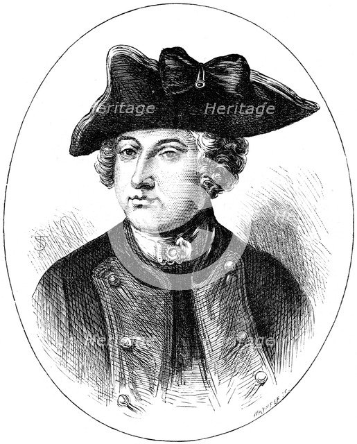 Sir Jeffery Amherst, 18th century British soldier, c1880.Artist: Whymper