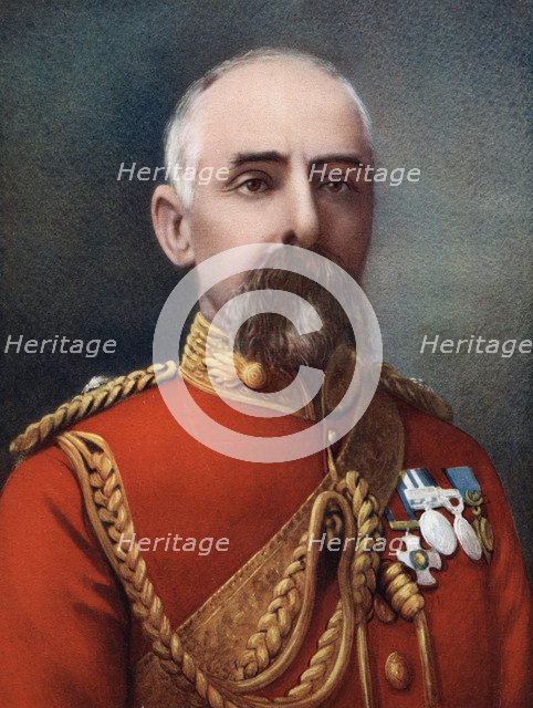 Colonel Henry Parke Airey, commanding 1st Bushmen's Contingent, South African Field Force, 1902.Artist: Kerry & Co