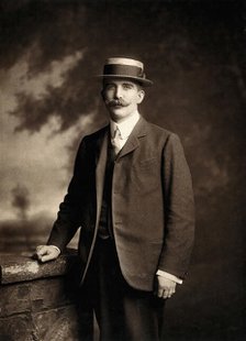 Henry Solomon Wellcome, late 19th-early 20th century.  Creator: Lafayette.