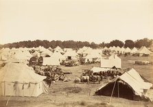 Right Flank of Governor General's Camp, 1858-61. Creator: Unknown.