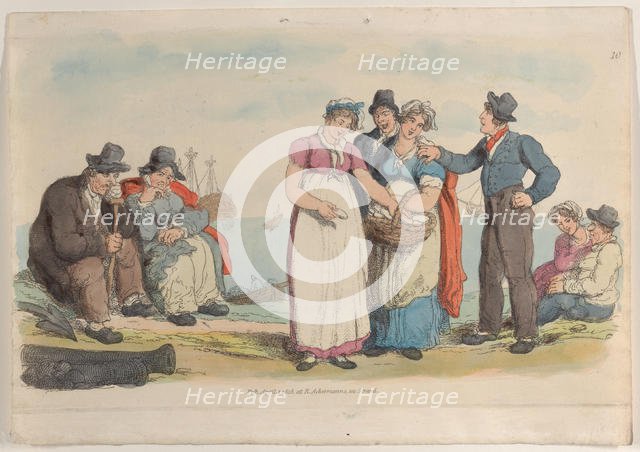 Plate 10, from "World in Miniature", 1816., 1816. Creator: Thomas Rowlandson.