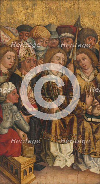 Group of Nine Confessor Saints, second half of the 15th century. Creator: Unknown.