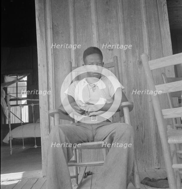 Son of an illiterate sharecropper, near Earle, Arkansas, 1936. Creator: Dorothea Lange.