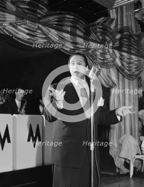 Portrait of Miquelito Valdez, New York, N.Y., 1946. Creator: William Paul Gottlieb.