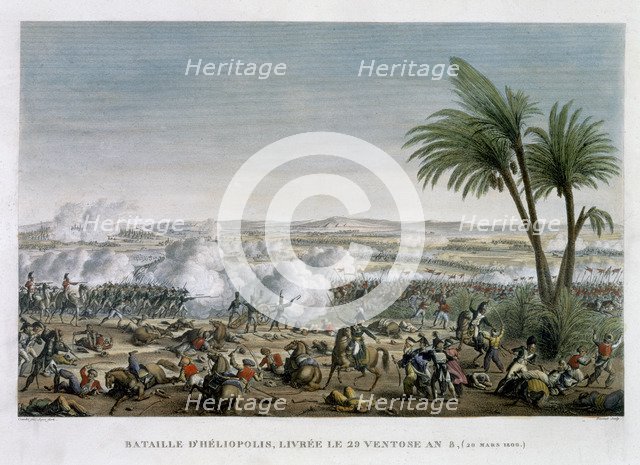 'The Battle of Heliopolis, 29 Ventose, Year 8' (20 March 1800). Creator: Edme Bovinet.