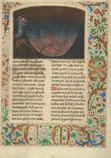 The Forge of Vulcan; Les Visions du chevalier Tondal, 1475. Creator: Simon Marmion.