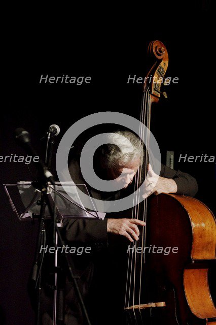 Herbie Flowers, Hawth, Crawley, West Sussex, Nov 2015. Artist: Brian O'Connor.