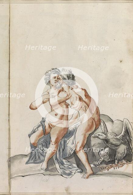 Hercules and Deïanira, 1696. Creator: Hendrick van Beaumont.