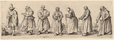 Men and Women Beggars. Creator: Wenceslaus Hollar.