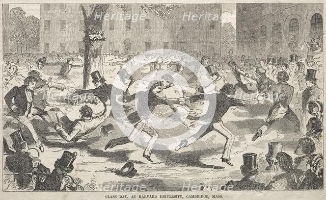 Class Day, at Harvard University, Cambridge, Massachusetts, 1858. Creator: Winslow Homer (American, 1836-1910).