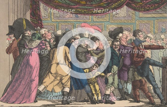 L'Entrée au Musée, 1808., 1808. Creator: Anon.