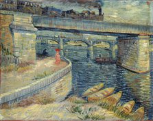 Les Ponts d'Asnières, 1887. Creator: Gogh, Vincent, van (1853-1890).