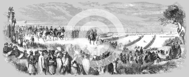 'Review of the French Troops in the presence of the Sultan', 1854. Creator: Unknown.