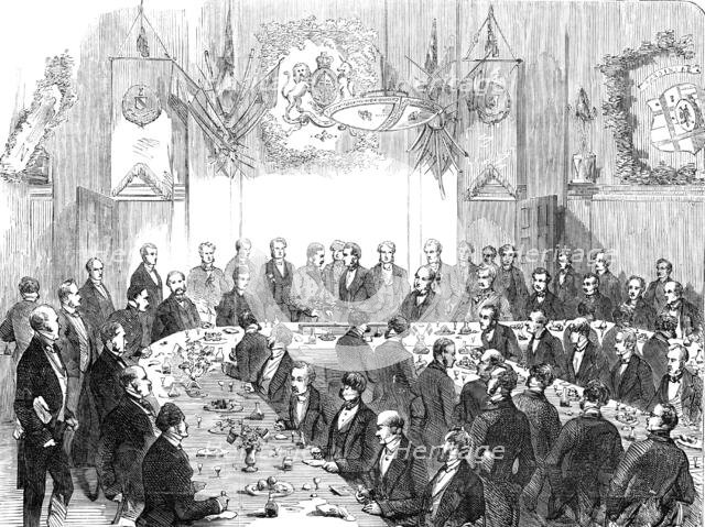 Presentation of a Sword to Major Hibbert, at Macclesfield, 1856.  Creator: Unknown.