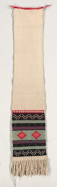 "Hopi Brocade" Style Dance Sash, c. 1880-1900. Creator: Unknown.