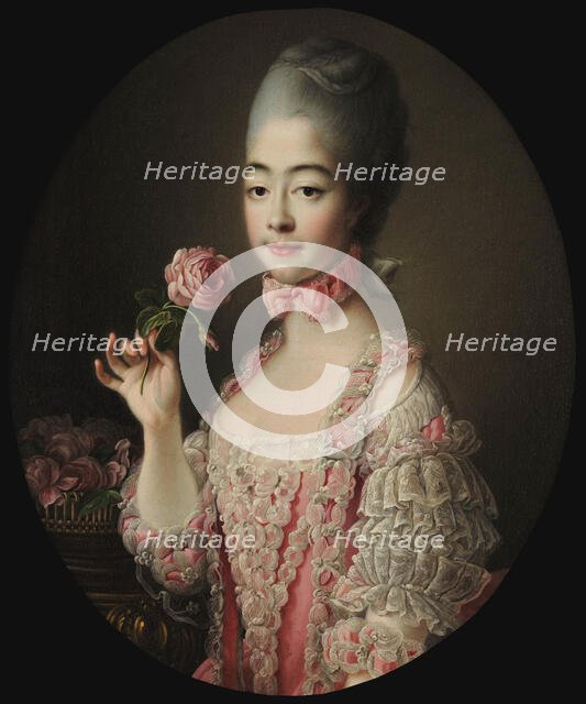Princess Marie Joséphine of Savoy (1753-1810), Countess of Provence, 1772. Creator: Drouais, François-Hubert (1727-1775).