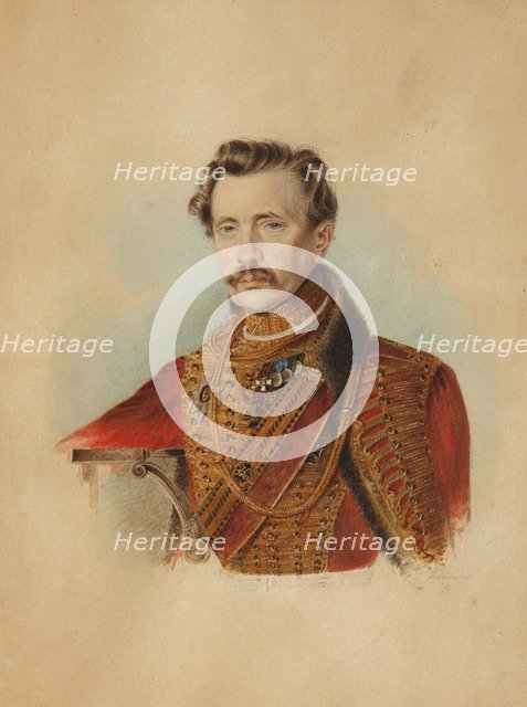 Mikhail Grigorievich Khomutov (1795-1864), 1838.