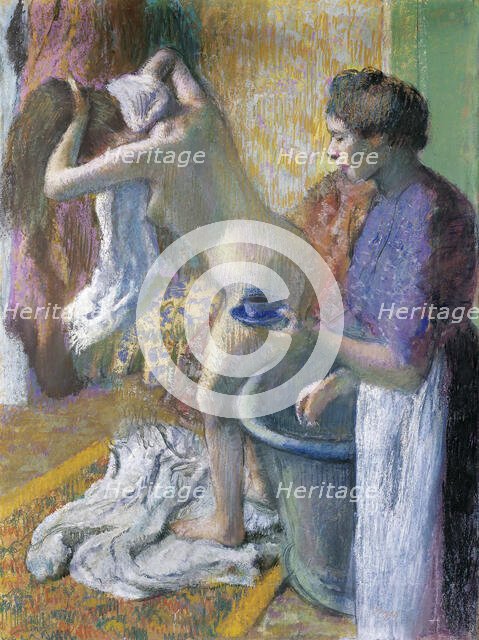 Le Petit Déjeuner à la Sortie du Bain , ca 1896. Creator: Degas, Edgar (1834-1917).