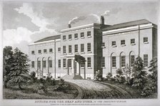 Asylum for the Deaf and Dumb, Old Kent Road, Southwark, London, 1813. Artist: Anon