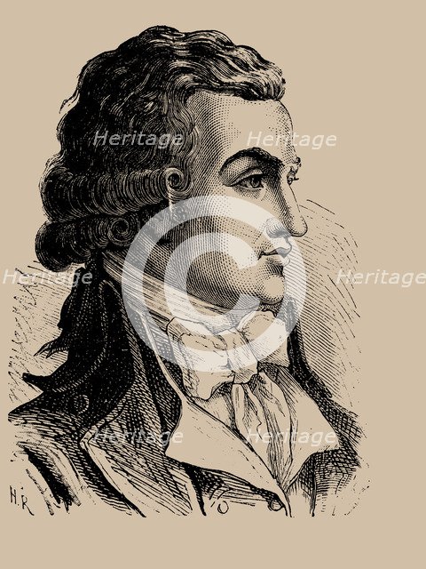 Portrait of Antoine-Pierre-Joseph-Marie Barnave (1761-1793), 1889.