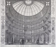 Coal Exchange, London, 1849. Artist: Anon